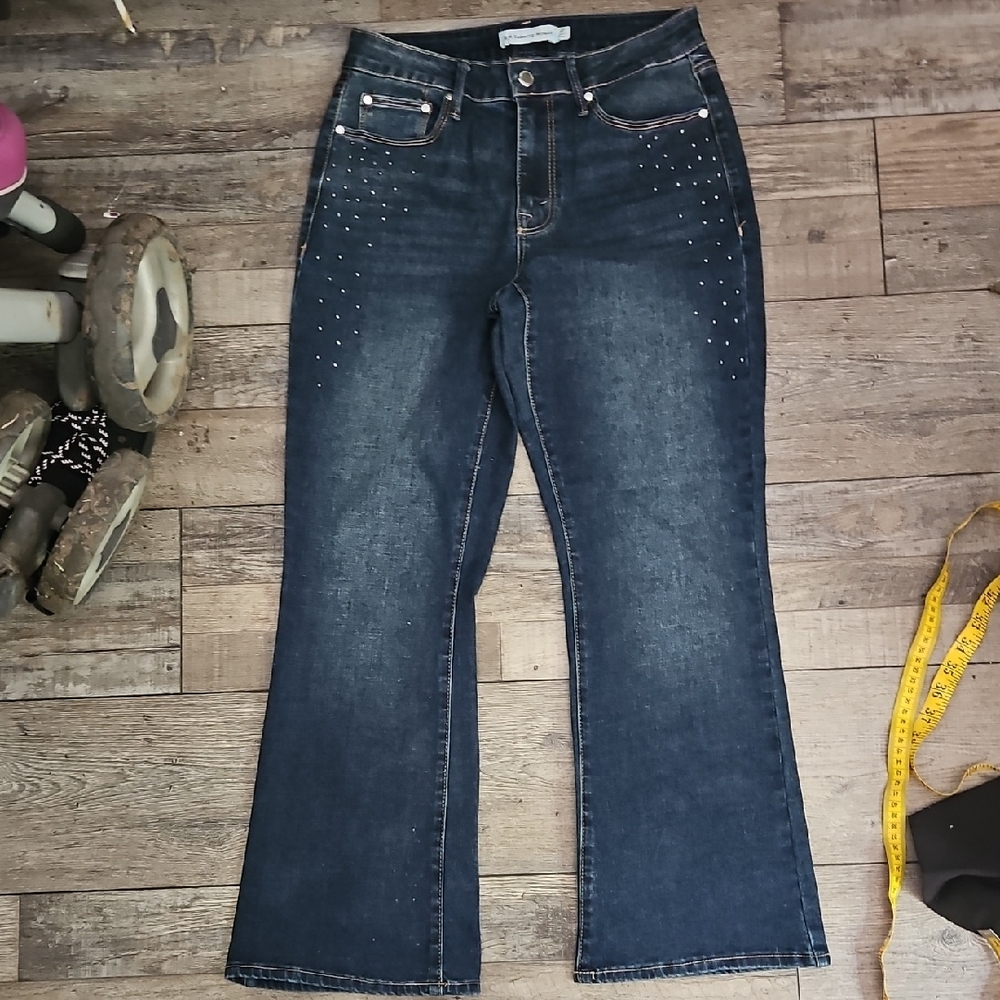 Rebecca Minkoff Dark Blue Flare Jeans